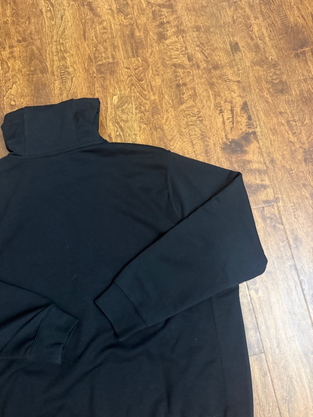 Nike Black Hoodie with White Distressed NIKE Logo Size XXL - Picture 13 of 16